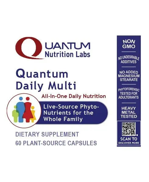 Quantum Nutrition Labs Daily Multivitamin - Multivitamin for Men and Women, Daily Nutrition Supplements with Calcium for Adults Quantum Nutrition uk supplements