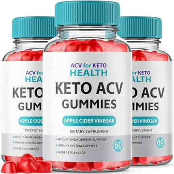 (3 Pack) ACV for Keto Health - Premium Apple Cider Vinegar Gummies – Natural Detox Hidden Elixir uk supplements