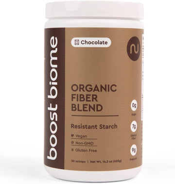 Boost Biome Fiber Supplement Organic Super Greens Powder – Supports Bloating Relief Boost Biome uk supplements