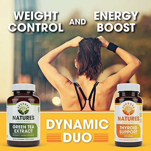 Green Tea Extract 98% Standardized with EGCG | Healthy Weight Support, Metabolism Natures Wellness uk supplements