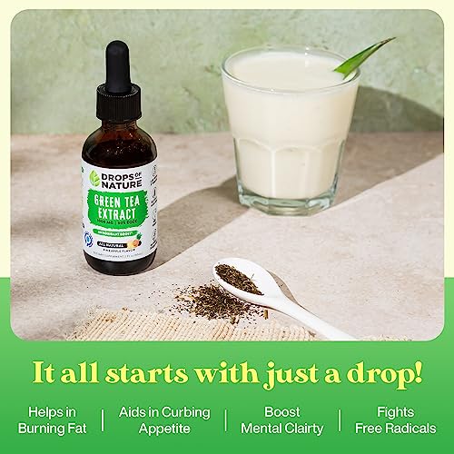 Green Tea Extract - 1000mg - 50% EGCG - Green Tea Liquid Drops, 4x more Powerful than Drops Of Nature uk supplements