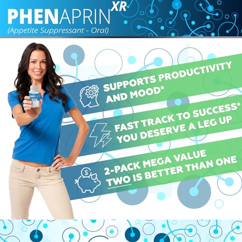 PhenAprin XR Maximum Strength Appetite Suppressant Diet Pills - 2-Pack, Metabolism Boosting SutraHealth uk supplements