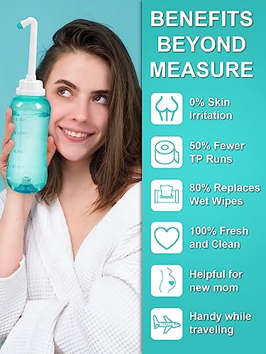 Peri Bottle for Postpartum & Perineal Care,Portable Travel Bidet for Personal Hygiene Cleaning,16.9 OZ PropoDusche uk supplements