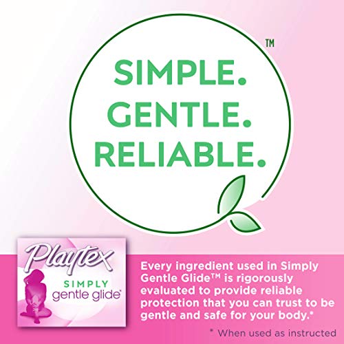 Playtex Simply Gentle Glide Unscented Tampons, Super Absorbency, 36 Count (Pack of 1) PLAYTEX uk supplements