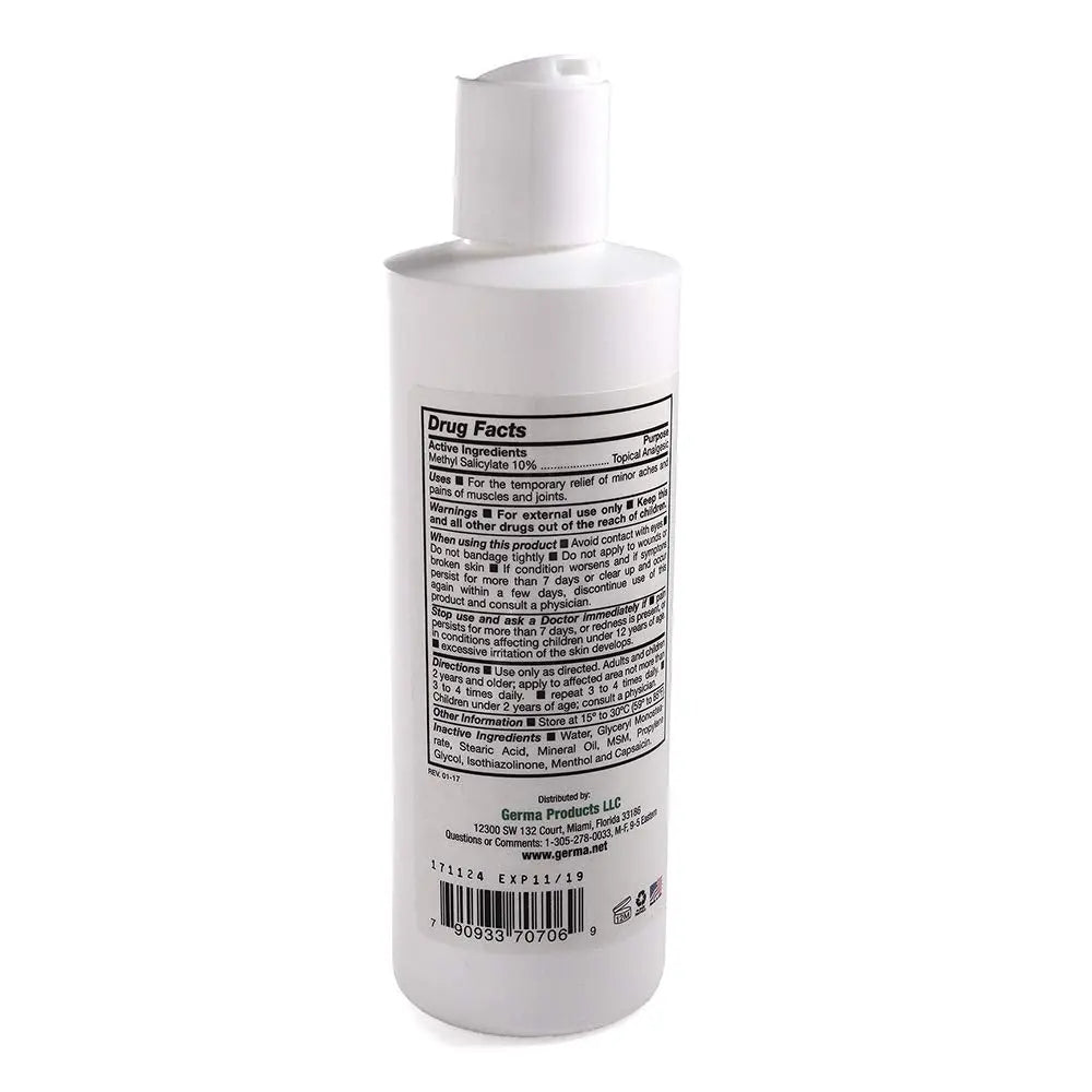 Germa Liniment Udder Plus. Natural Topical Analgesic Ointment. Relief for Pain and Aches in Joints and Back. With Chile Extract. 6 oz Germa uk supplements