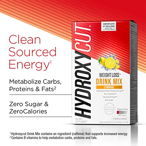 Hydroxycut Drink Mix Weight Loss Supplements, Lemonade, 21 Count (Pack of 1) Hydroxycut uk supplements