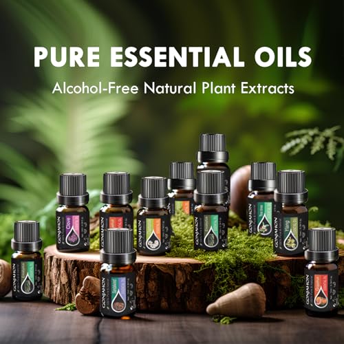 KMSCO Essential Oils Set -Top 16(0.33Fl Oz) Organic Plant Natural Fragrance Scents Blends Oil KMSCO uk supplements