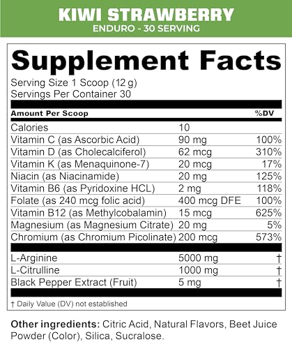 MTN OPS Enduro Nitric Oxide Supplement & Stim-Free Pre Workout - 30 Servings MTN OPS uk supplements