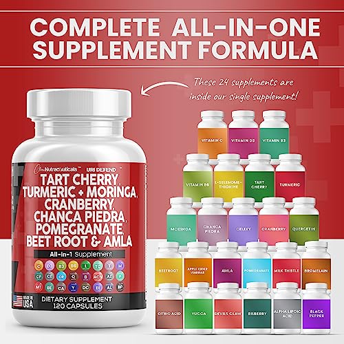 Tart Cherry Extract Capsules 20,000mg with Turmeric 8000mg Moringa Clean Nutraceuticals uk supplements