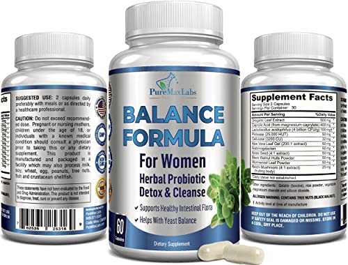 YUMMYVITE Balance Complex for Women - for Vaginal Health, Herbal Detox & Cleanse YUMMYVITE uk supplements