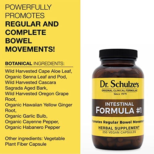 Dr. Schulze's Intestinal Formula #1 | All Natural Bowel Cleanse | Promotes Regular Dr. Schulze's uk supplements