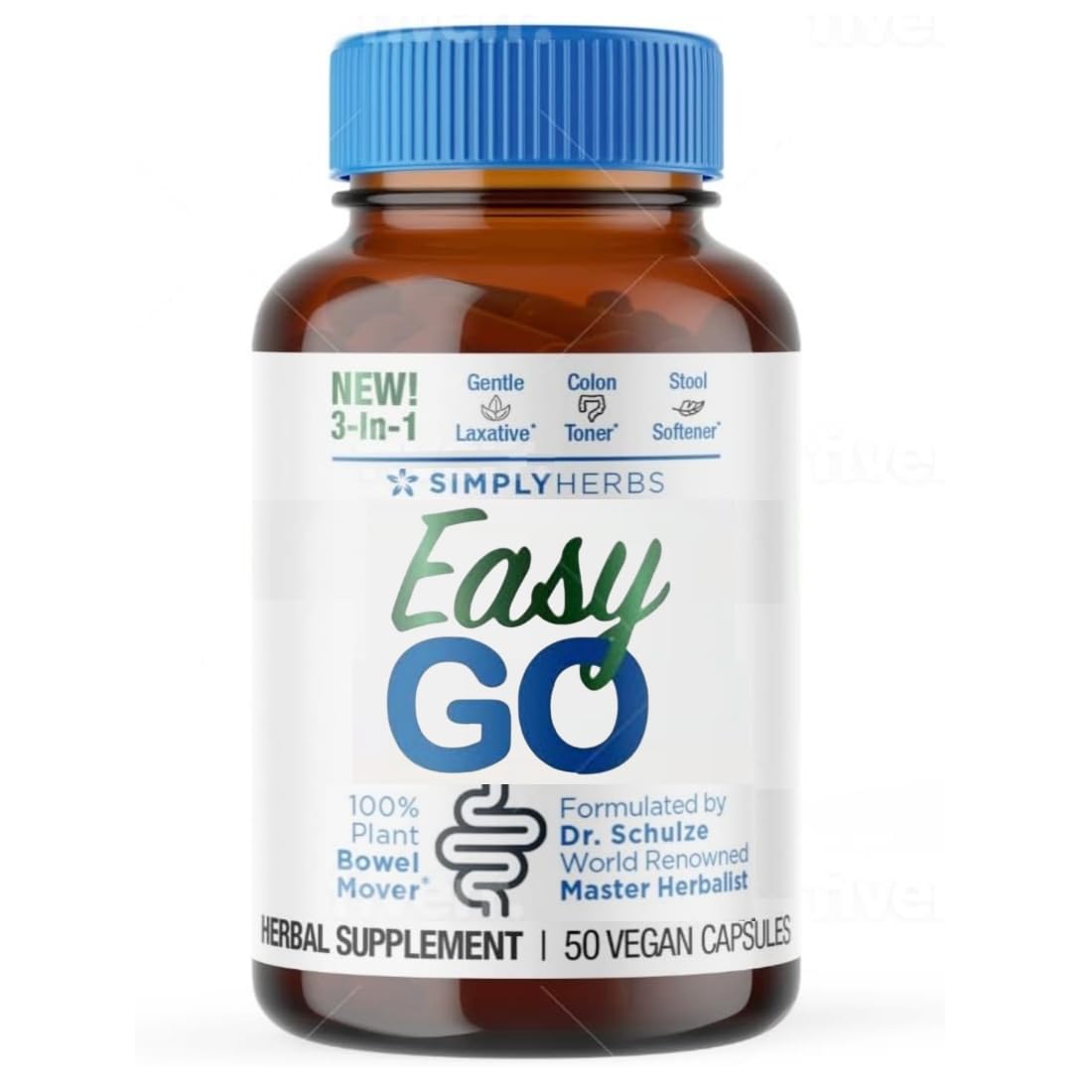 Dr. Schulze's Easy GO Bowel Mover - Formulated Gentle Laxative, Colon Toner & Stool Dr. Schulze's uk supplements