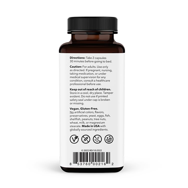 Rest-ZZZ - Powerful Sleep Support Supplement - Fall Asleep & Stay Asleep - Calms Nervous System LifeSeasons uk supplements