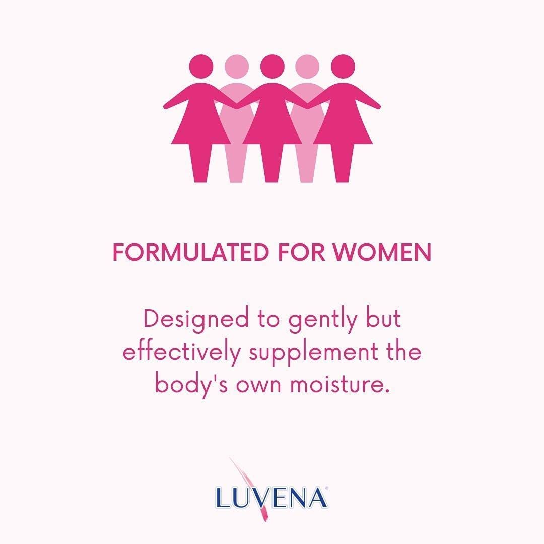 Luvena Moisturizer - Vaginal Moisturizer & Menopause Support for Women - Feminine Intimate LUVENA uk supplements