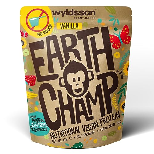 Vegan Protein Powders (No Scoop Included) 1kg - EarthChamp by Wyldsson Wyldsson uk supplements