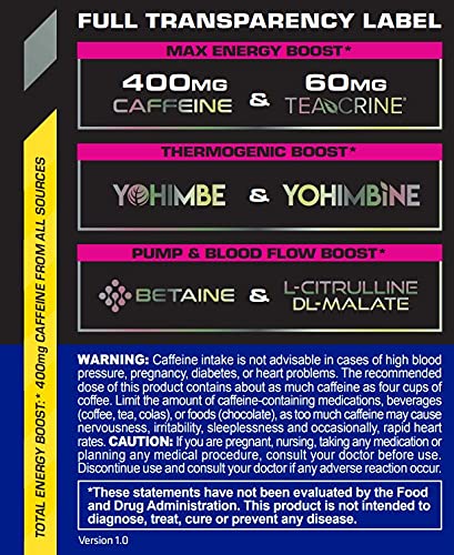USN 3XT Max Pre-Workout Supplement Drink Mix Powder for Energy, Endurance and Pump USN uk supplements