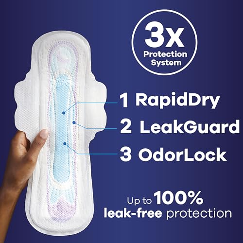 Always Ultra Thin Feminine Pads for Women, Size 5, Extra Heavy, Overnight Absorbency Always uk supplements