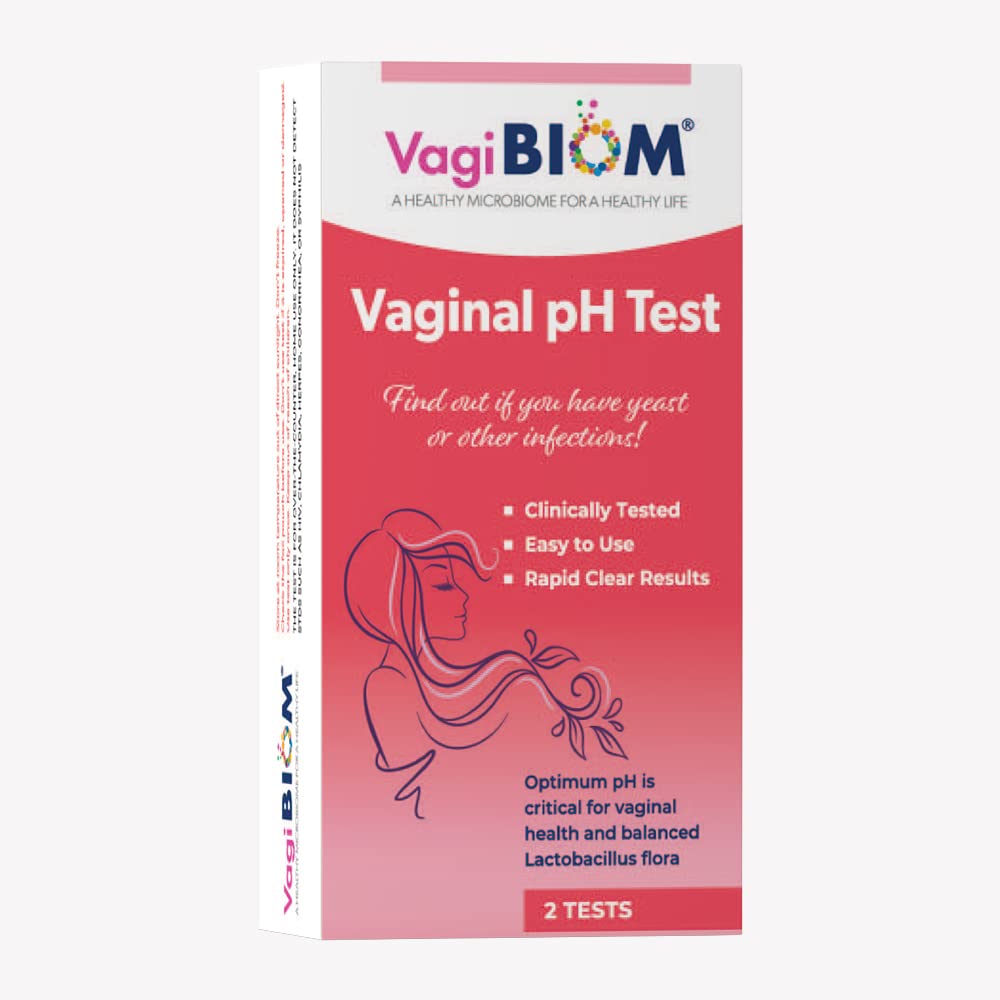 VagiBiom Vaginal pH Tester: Balanced and Healthy Vaginal microbiome ensures Optimum pH VagiBiom uk supplements