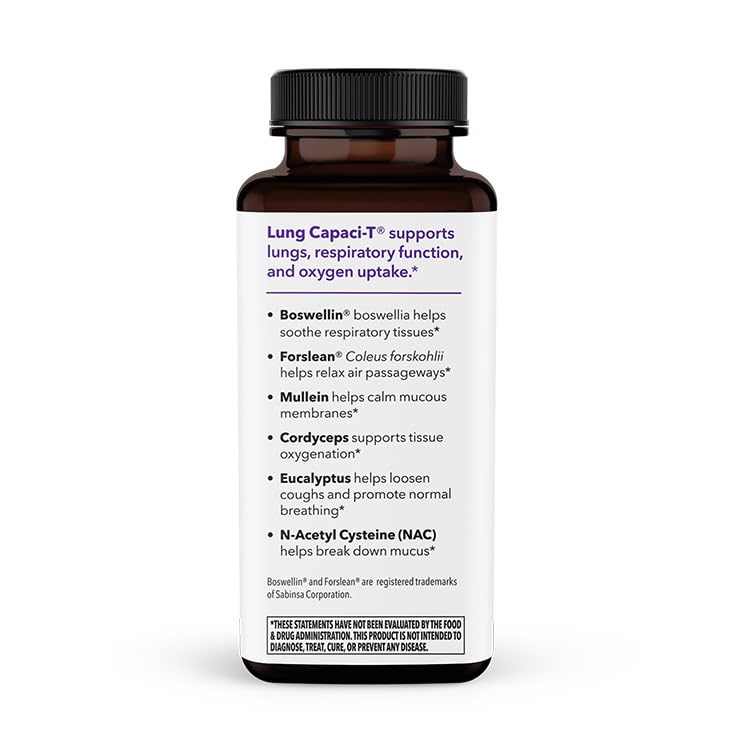 LifeSeasons - Lung Capaci-T - Lung & Respiratory Support Supplement LifeSeasons uk supplements