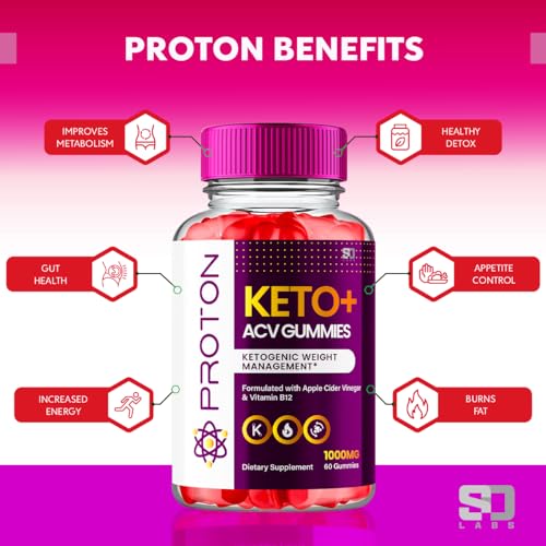 Proton Keto ACV Gummies Advanced Weight Loss 1000 MG, Proton Keto ACV Gummies S.O Labs uk supplements