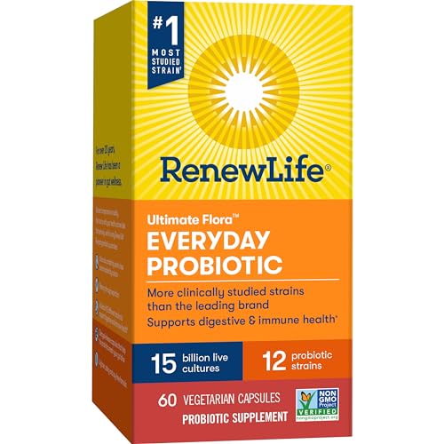 Renew Life Everyday Probiotic Capsules, Daily Supplement Supports Urinary, Digestive Renew Life uk supplements