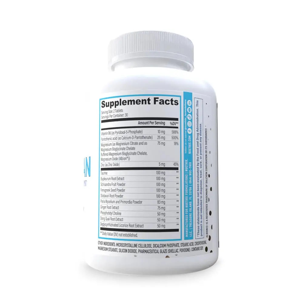 NuEthix Formulations Nu-Woman - Targeted Feminine Hormone System Support - Nutrients to Support Your Body Healing and Working The Way its Supposed to Work - 60 Tablets NuEthix Formulations uk supplements