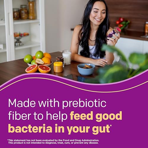 MiraLAX New MiraFIBER Gummies, 8g of Daily Prebiotic Fiber with B Vitamin MiraLAX uk supplements
