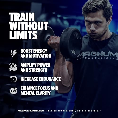 LIMITLESS Magnum 504g - Muscle Workout Powder, Sport Pre Workout for Men and Women LIMITLESS uk supplements