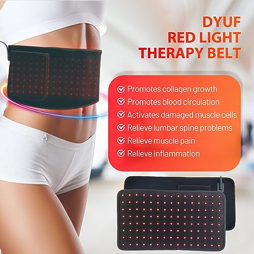 Red Light Therapy Infrared Light Therapy for Muscle Pain Relief and Inflammation Red Light Therapy Belt DYUF uk supplements