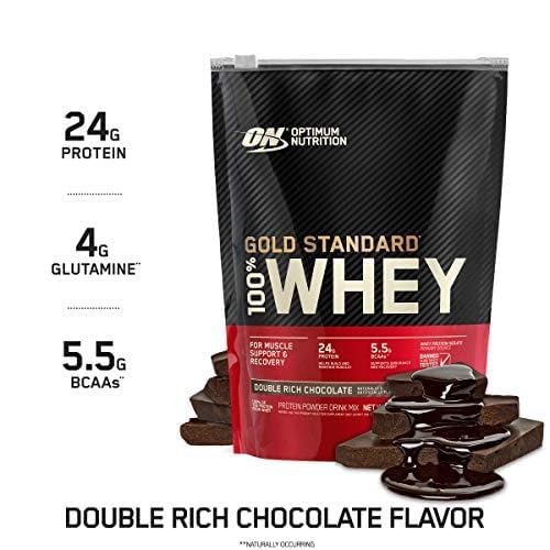 Optimum Nutrition Gold Standard 100% Whey Protein Powder, Double Rich Chocolate Optimum Nutrition uk supplements