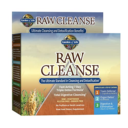 Garden of Life Detox Cleanse Raw Cleanse Fast-Acting 7 Day Cleanse and Detox Formula Garden of Life uk supplements