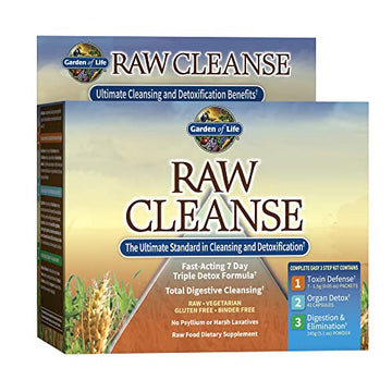 Garden of Life Detox Cleanse Raw Cleanse Fast-Acting 7 Day Cleanse and Detox Formula Garden of Life uk supplements