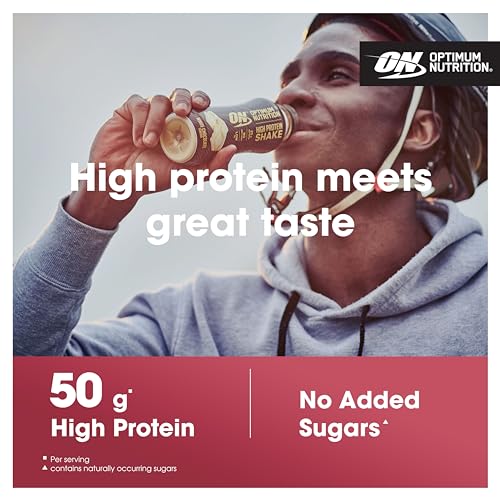 Optimum Nutrition High Protein Shake Bottles, Ready To Drink Healthy Snacks, No added Optimum Nutrition uk supplements