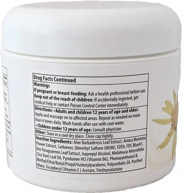 Luxis Arnica Pain Relief Cream - Soothing Arnica Combined with Powerful Menthol - Topical analgesic - 3 oz Luxis uk supplements