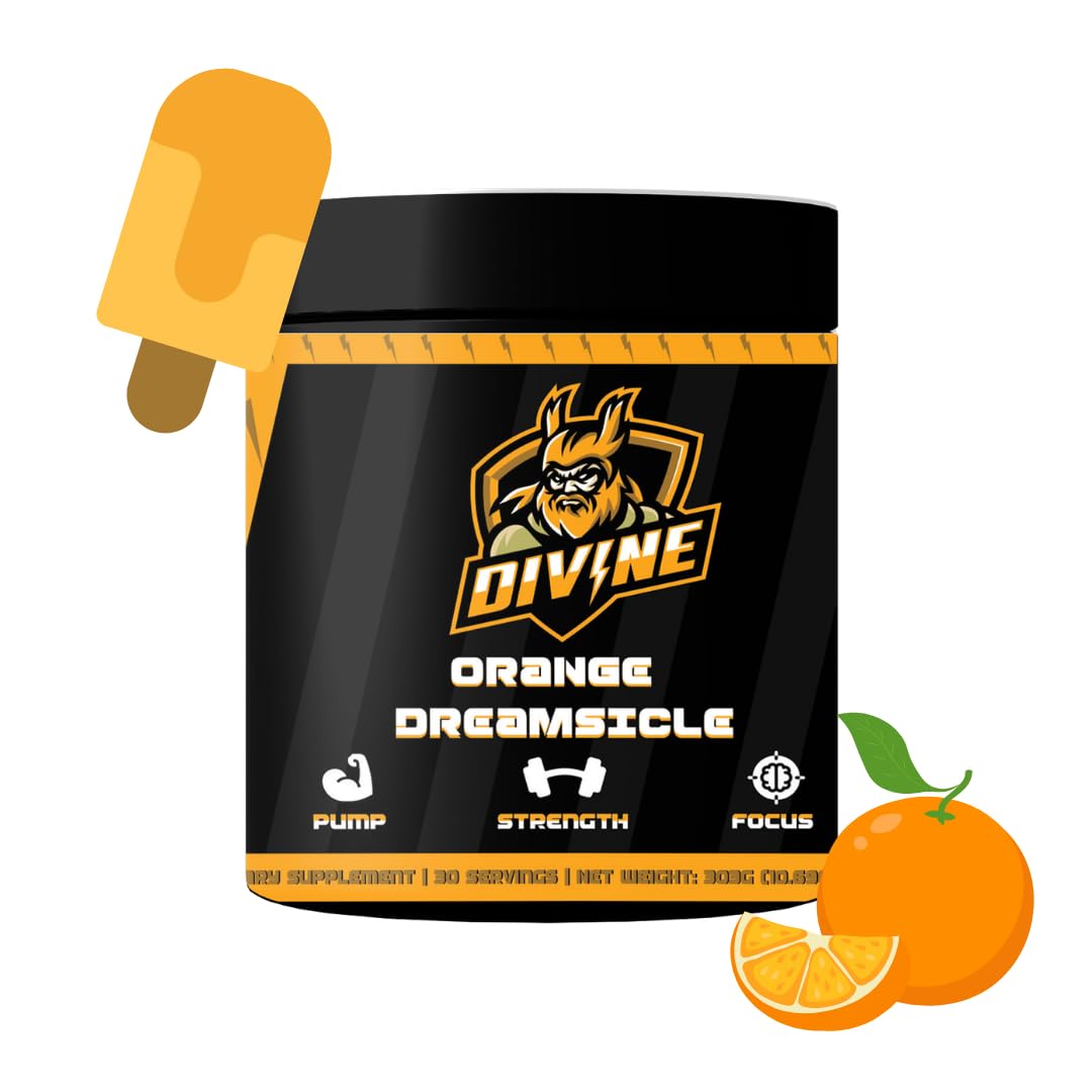 Orange Dreamsicle Pre Workout | The Best Tasting Pre Workout | Intense Increased Endurance Beta Bears uk supplements