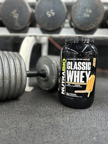 NutraBio Classic Whey Protein Powder- 25G of Protein Per Scoop - Full-Spectrum Amino NutraBio uk supplements