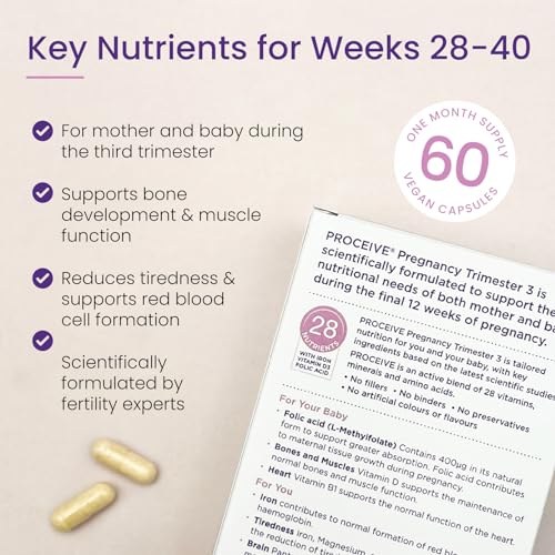 Proceive® Pregnancy Trimester 3 (28 Weeks) Pregnancy Vitamin & Mineral Supplements Proceive uk supplements