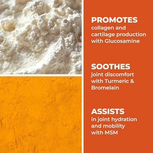LifeSeasons Mobili-T - Joint Support Supplement - Reduces Aches & Discomforts - Increase Range of Motion - Rebuild Tissue & Cartilage - MSM Chondroitin Collagen Glucosamine & Turmeric - 120 Capsules LifeSeasons uk supplements