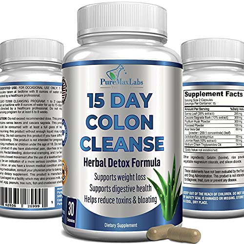 YUMMYVITE 15 Day Colon Cleanse and Detox, Herbal Detox Formula, Supports Weight YUMMYVITE uk supplements