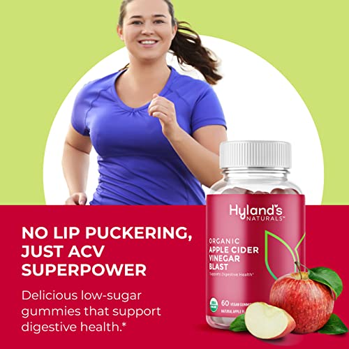 Hyland's Naturals Organic Apple Cider Vinegar Blast Gummies, Digestive Health Suppor Hyland's uk supplements