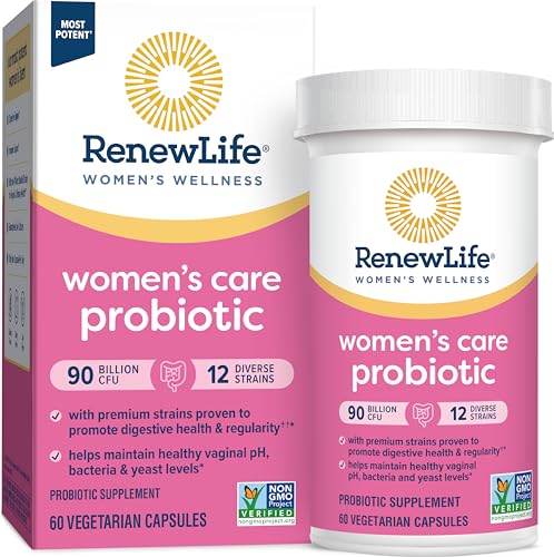 Renew Life Women's Probiotic Capsules, Supports pH Balance for Women, Vaginal Renew Life uk supplements