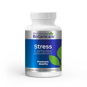 Professional Botanicals Stress Complex, Stress, Energy and Mood Support - 60 Vegetarian Capsules Professional Botanicals uk supplements