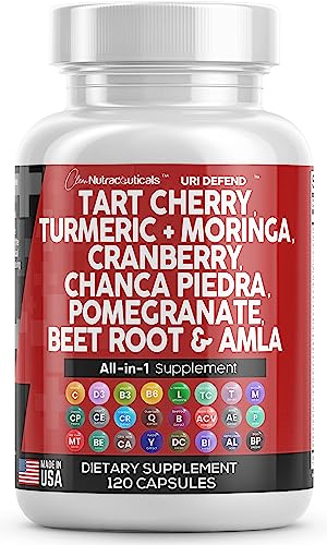 Tart Cherry Extract Capsules 20,000mg with Turmeric 8000mg Moringa Clean Nutraceuticals uk supplements
