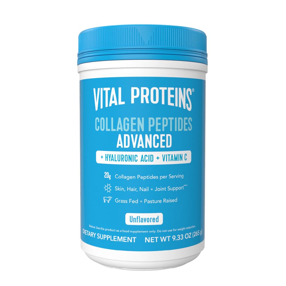 Vital Proteins Collagen Powder Supplement Hydrolyzed Peptides with Hyaluronic Acid Vital Proteins uk supplements