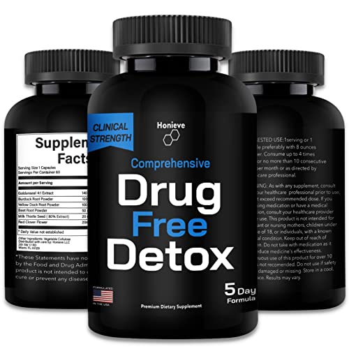 Honieve Total Body Cleanse - Cleanse Detox & Repair with Milk Thistle - 5 Day Fast & Effective Honieve uk supplements