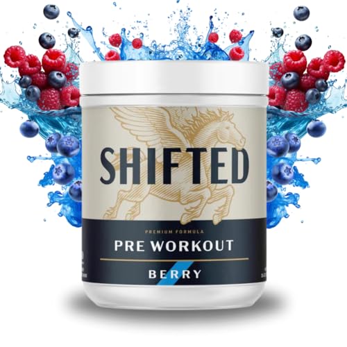SHIFTED Premium Pre Workout Powder, Energy & Focus Supplement with Creatine Monohydrate SHIFTED uk supplements