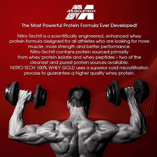 Whey Protein Powder - MuscleTech Nitro-Tech Whey Gold Protein Powder MuscleTech uk supplements