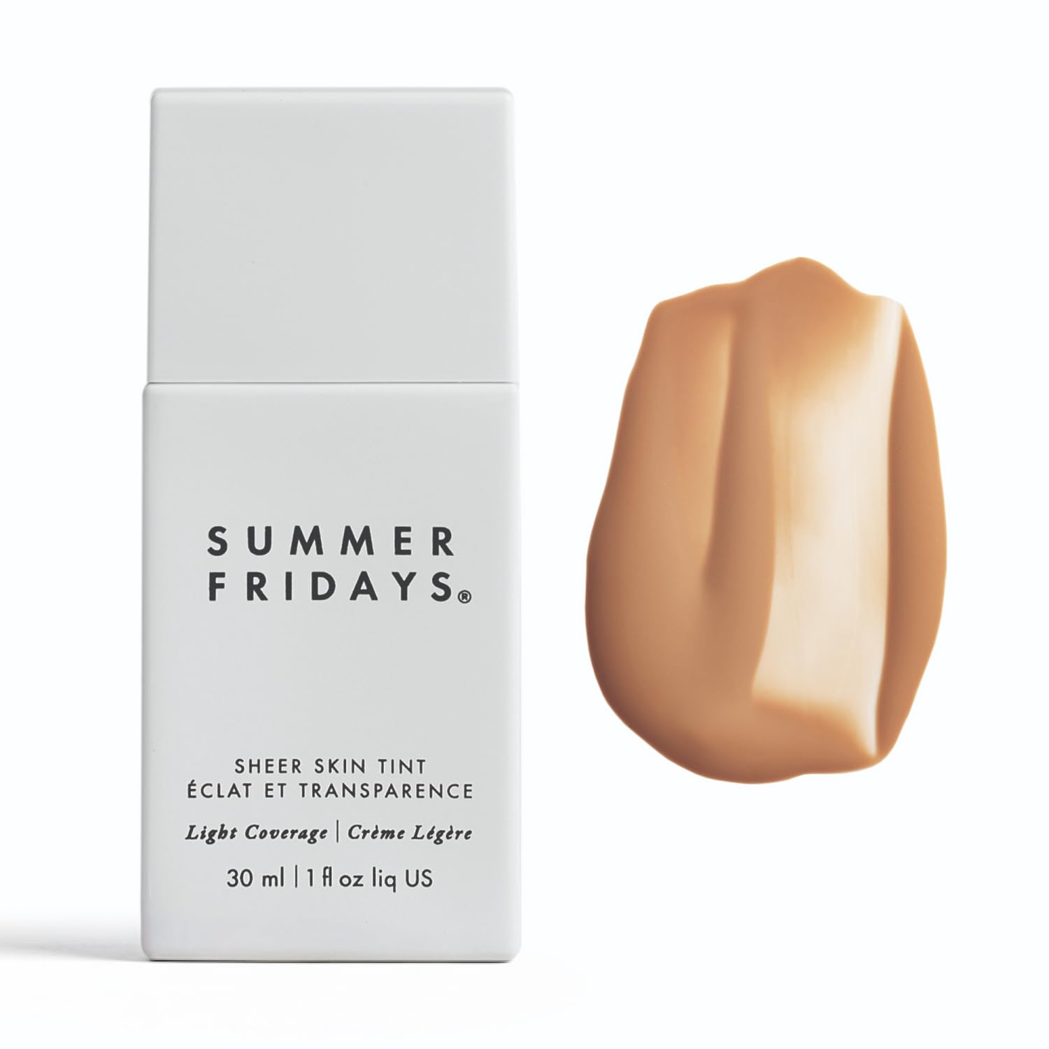 Summer Fridays Sheer Skin Tint - Skin Tint with Hyaluronic Acid - Helps Diminish Uneven Skin Tone - Sheer to Light Coverage - Shade 5 - Medium with Warm Neutral Undertones (1 Fl Oz) Summer Fridays uk supplements