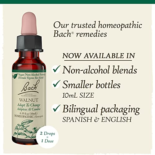 Bach Original Flower Remedies, Walnut for Adapting to Change (Non-Alcohol Formula) Bach uk supplements