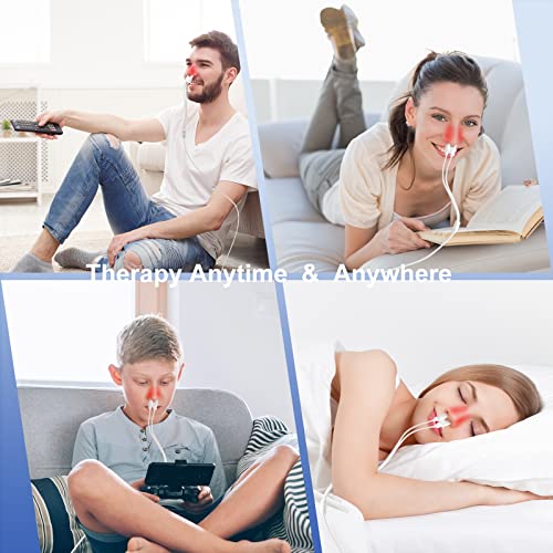 LASEPREHT Red Light Nasal Therapy Device, 650nm Red Light Device for Nose Sore Throat LASEPREHT uk supplements